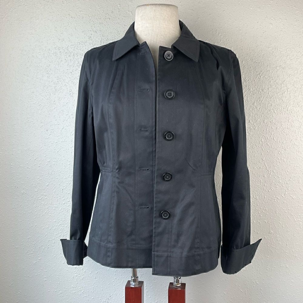 EUC Jones New York Womens Black Jacket Size M